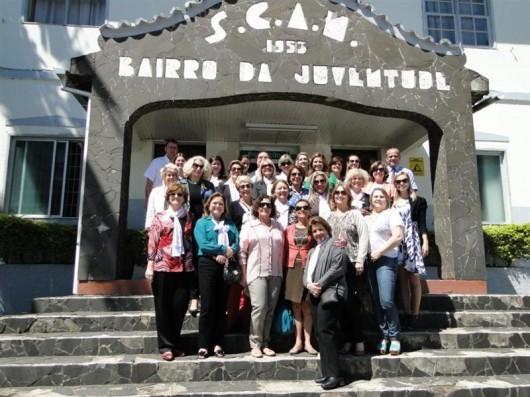 Mulheres empresárias unidas em ações de responsabilidade social