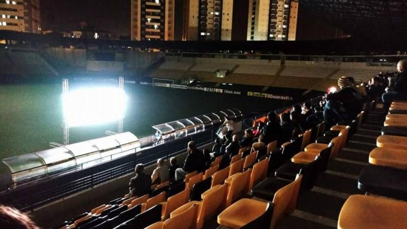 Jogo Goiás e Criciúma será exibido em telão no Majestoso