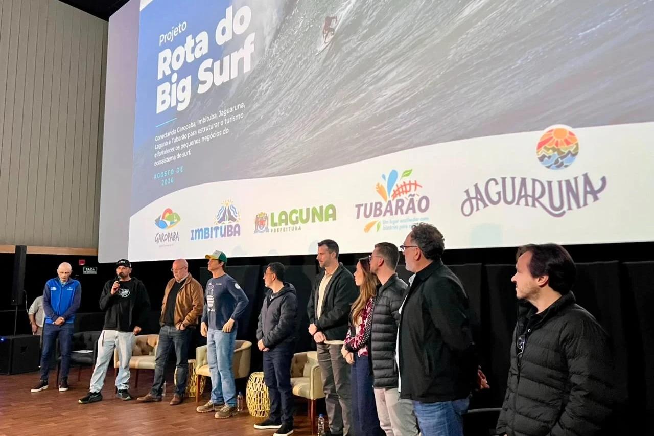 Rota do Big Surf para o Sul catarinense é lançada em Tubarão