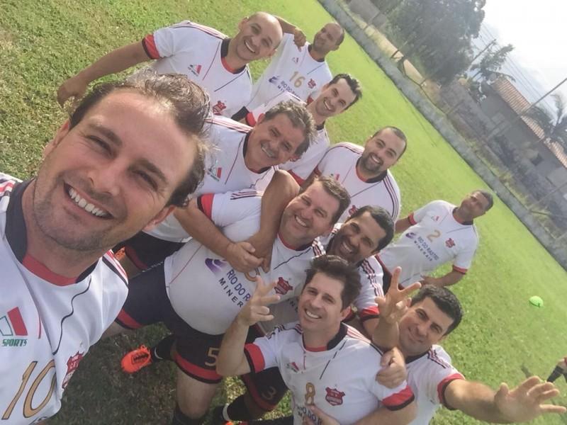 Na rodada dos veteranos, muita bola na rede
