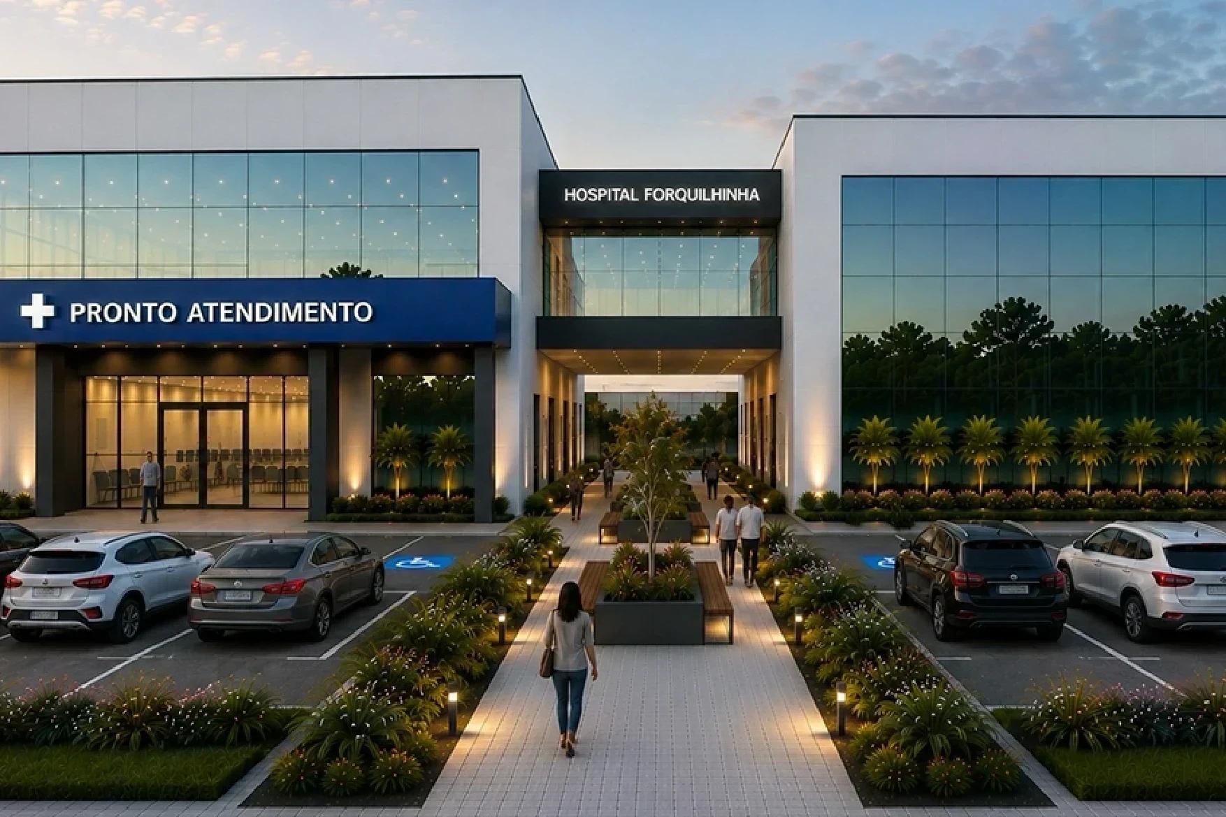 Com mais de 100 leitos, novo hospital de Forquilhinha começa a ser construído nesta semana