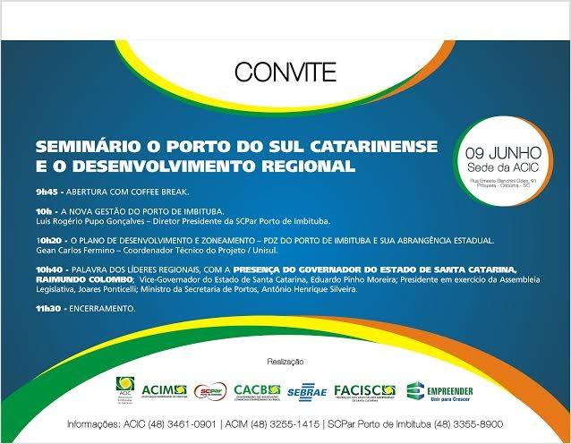 Seminário debate a importância do Porto de Imbituba para o Sul