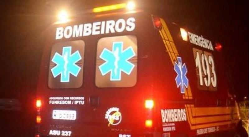 Motociclista fica ferida após acidente no bairro Humaitá de Cima