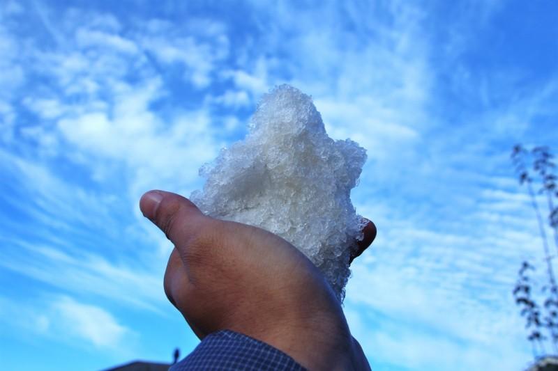 Agosto começa com geada na Serra catarinense