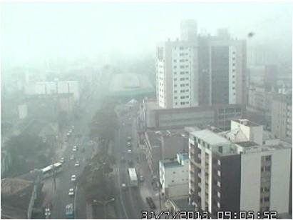 Quarta-feira amanhece com neblina na região Sul