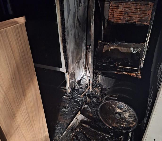 Incêndio atinge estabelecimento comercial em Braço do Norte