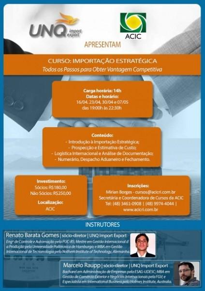 Curso traz informações sobre importação estratégica 
