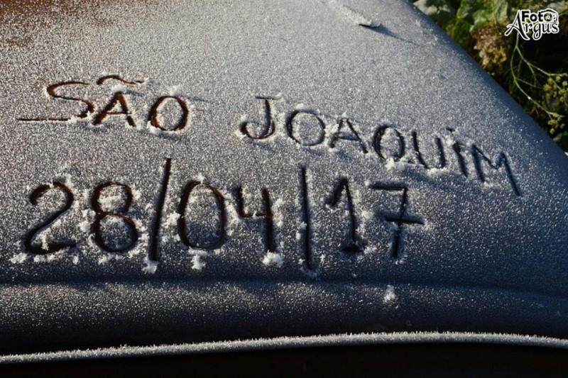 São Joaquim registra menor temperatura de abril em 20 anos