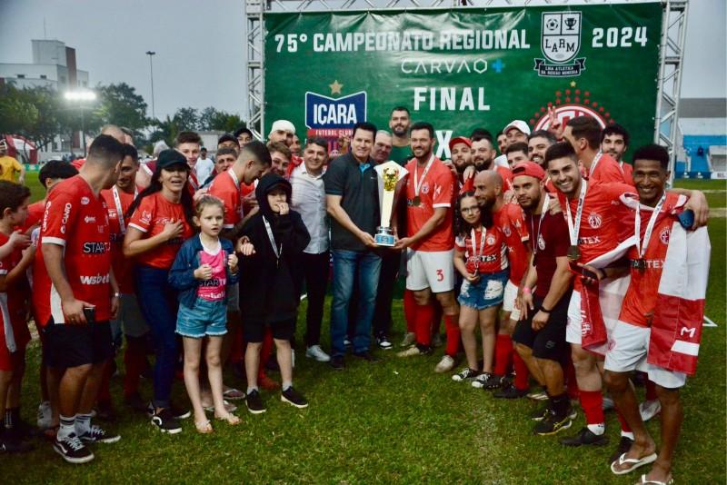 Metropolitano vence Içara e conquista pela oitava vez o Regional da Larm 