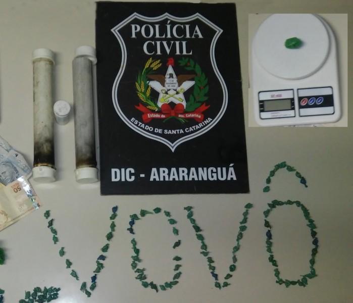 Senhor de 59 anos é preso por tráfico de drogas