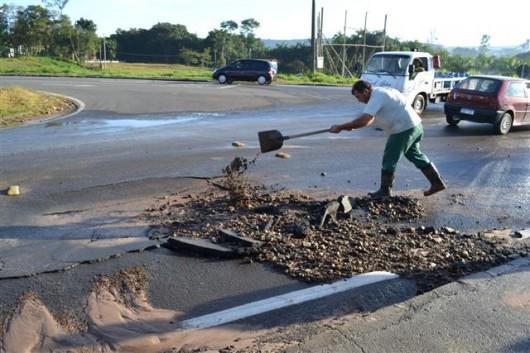 Região de Rio Maina fica sem água até o meio-dia