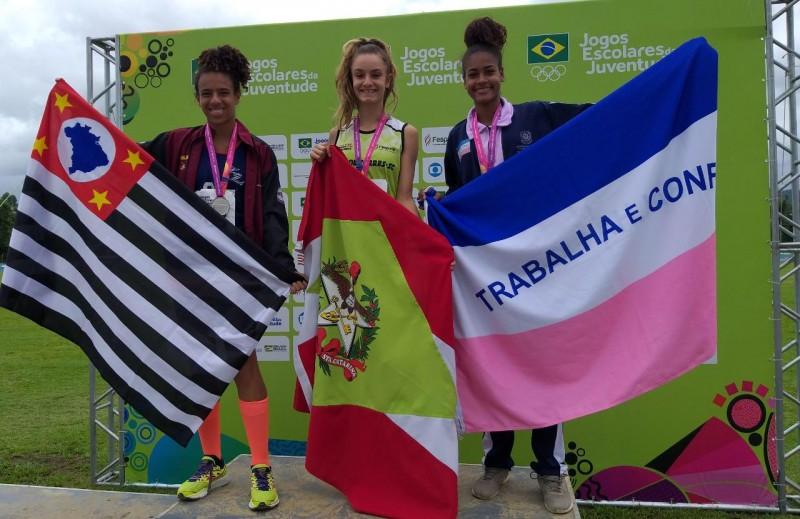 Atleta de Criciúma é campeã dos Jogos Escolares da Juventude 