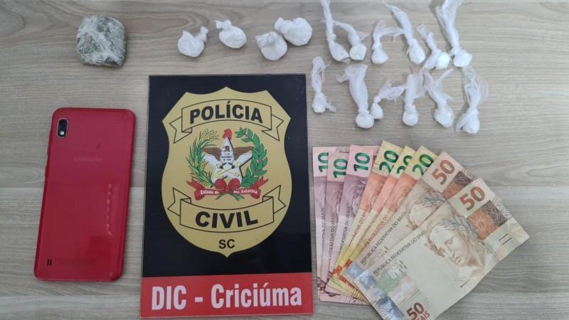 Polícia Civil prende suspeitos de terem cometido primeiro homicídio do ano em Criciúma