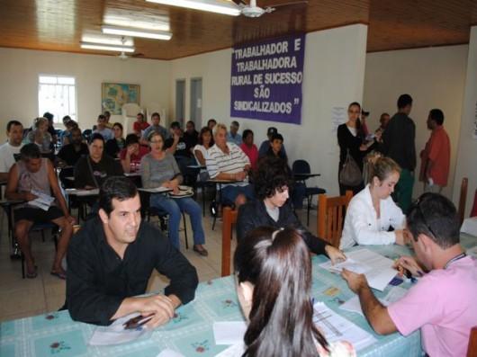 Cadastramento do FGTS movimentado em Siderópolis
