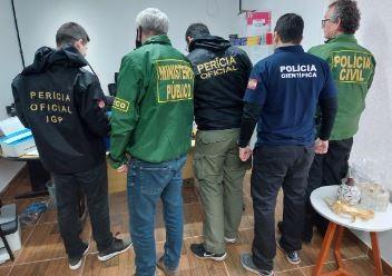 Gaeco cumpre mandados de prisão preventiva e busca e apreensão, em Treze de Maio e Jaguaruna