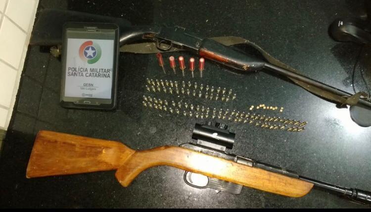 Homem é preso por posse irregular de arma de fogo em São Ludgero 