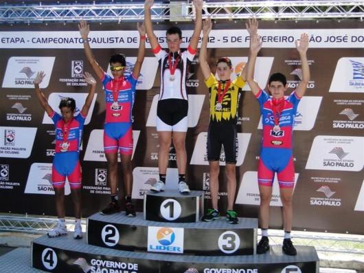 Ciclismo de Criciúma no pódio em São Paulo