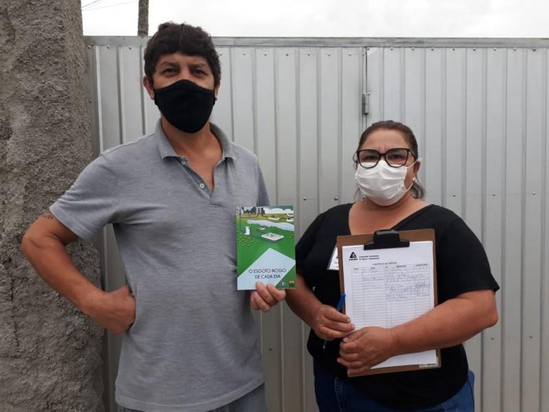 Casan orienta moradores de Criciúma sobre obras de esgotamento sanitário