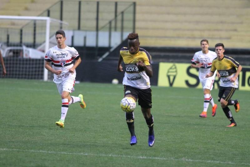 Sub-20 fica no 0 a 0 com o São Paulo