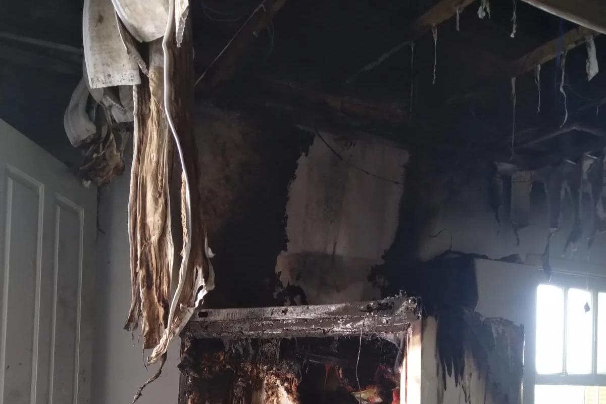 Princípio de incêndio é registrado em residência de Criciúma