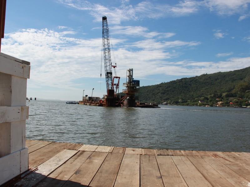 Inicia a construção de pilares no Canal de Laranjeiras 