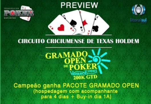  Jogadores disputam vaga no Gramado Open de Poker