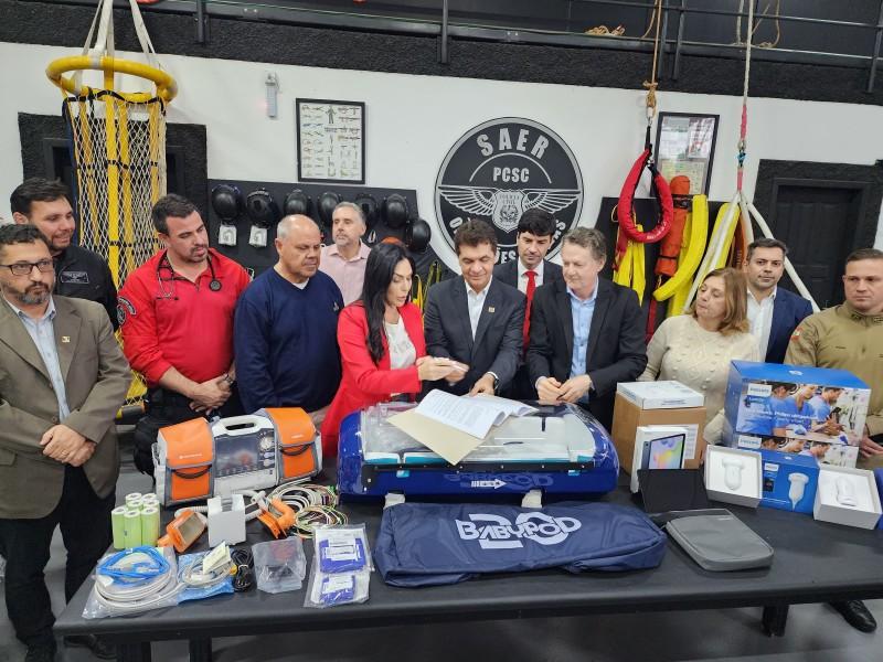 Prefeitura entrega equipamentos médico-hospitalares ao Sarasul