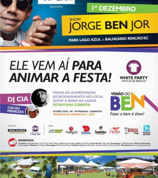  Primeiro lote de ingressos para Verão do Bem termina amanhã 