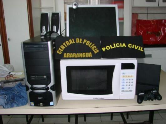 Central de Polícia recupera produtos furtados e identifica ladrão