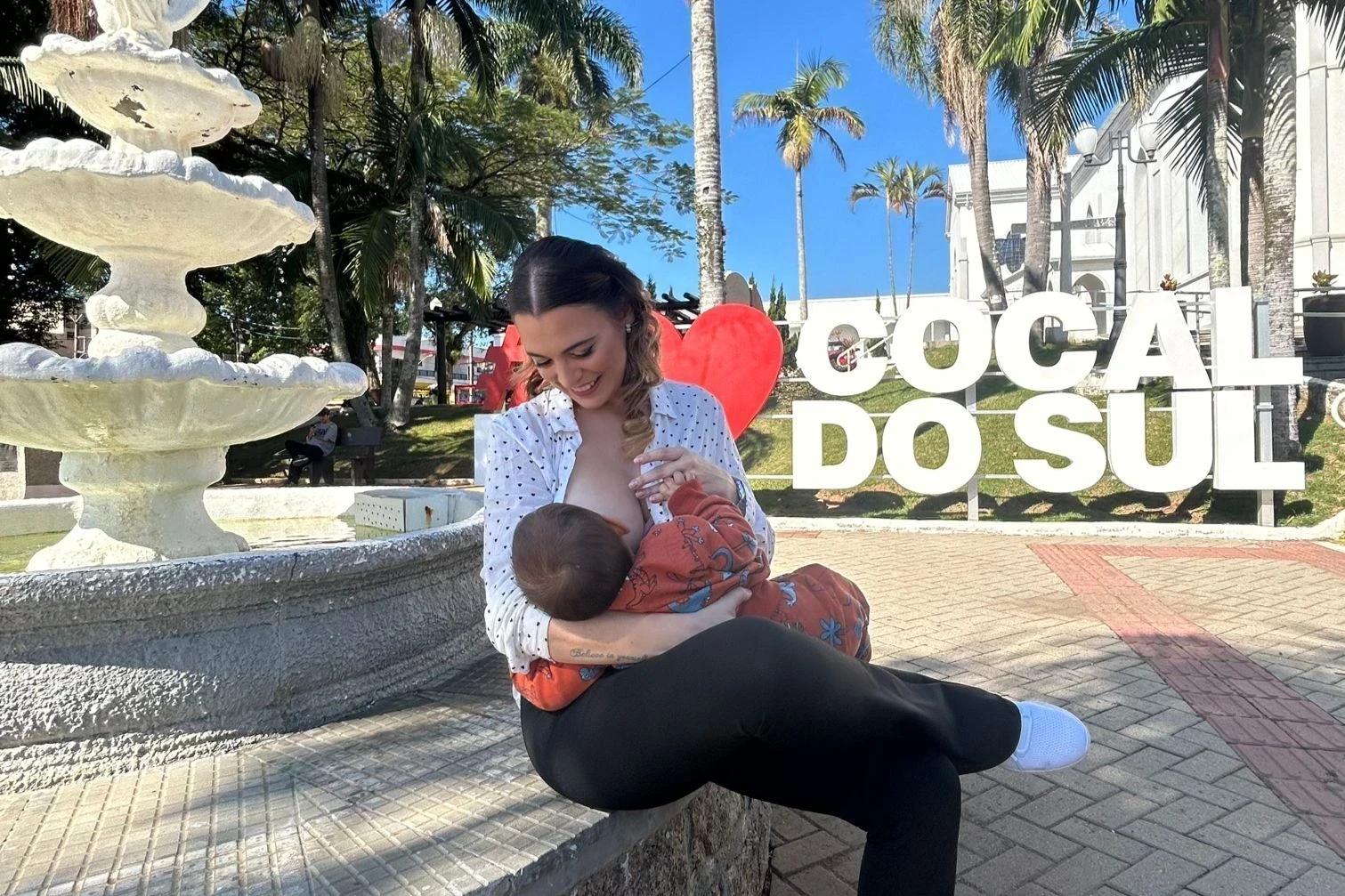Cocal do Sul celebra o Agosto Dourado com informação e apoio às mães