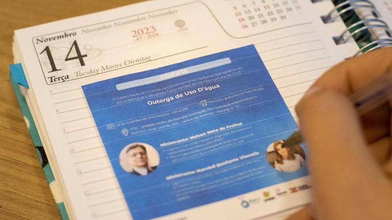 Com tema ‘Outorga de uso d’água’, Comitê Araranguá/Mampituba realiza terceira capacitação de 2023