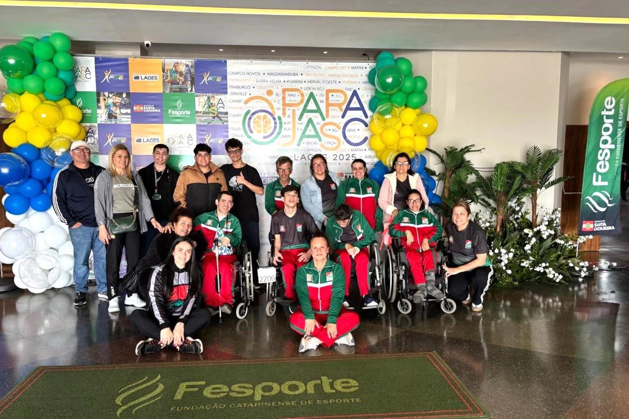 Criciúma fica em oitavo lugar geral na etapa estadual dos Parajasc, em Lages
