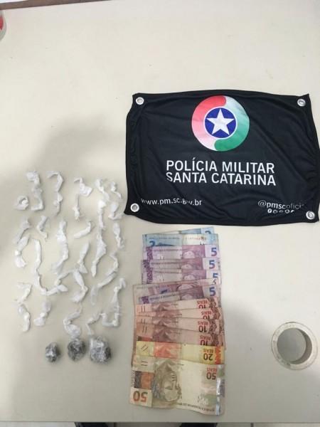 PM prende suspeito de trabalhar como vigia do tráfico de drogas no bairro Paraíso 