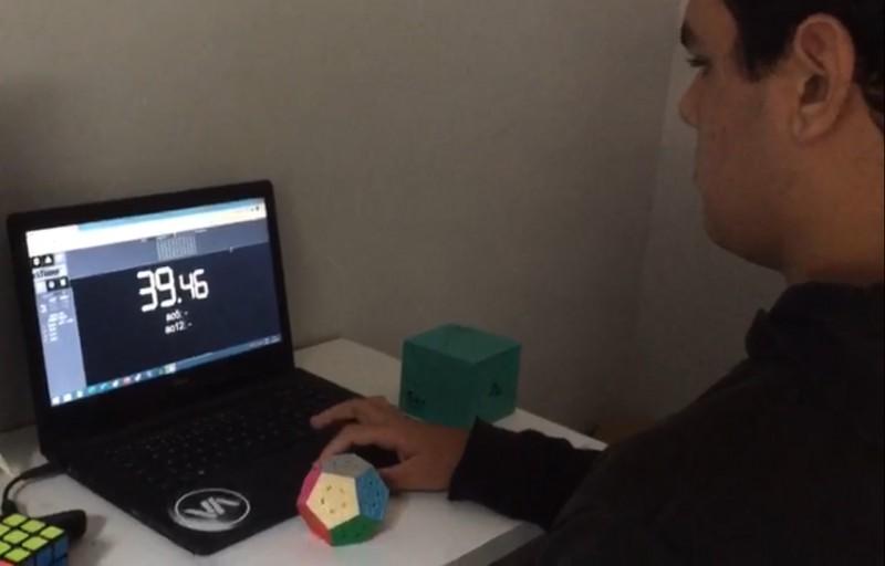 Cubista de Urussanga bate recorde nacional