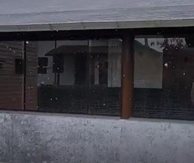 Vídeo: Serra catarinense registra neve nesta terça-feira 