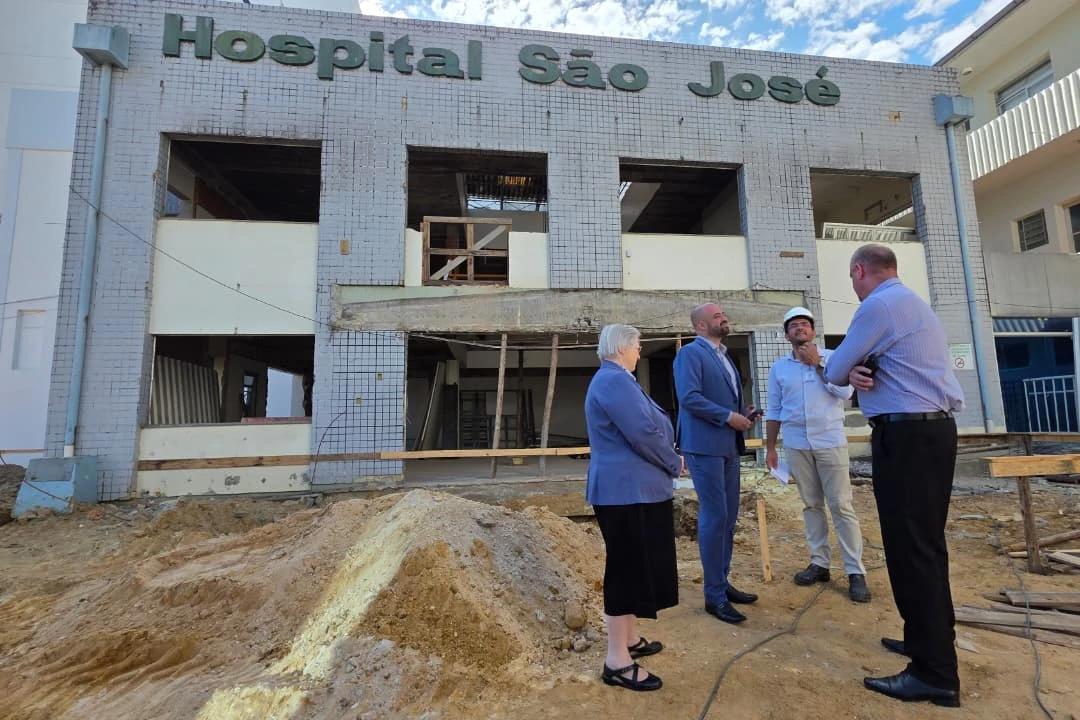 Secretária da Saúde do Estado visita Hospital São José e reforça parcerias na região Sul