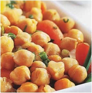 Sugestão do chefe: Salada de grão-de-bico e bacalhau