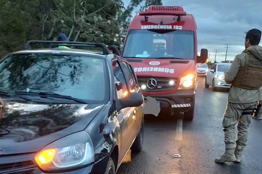 Motociclista morre após colisão entre carro e moto na SC-290
