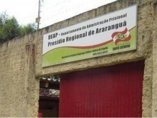 Presídio Regional de Araranguá não pode receber presos a partir de julho