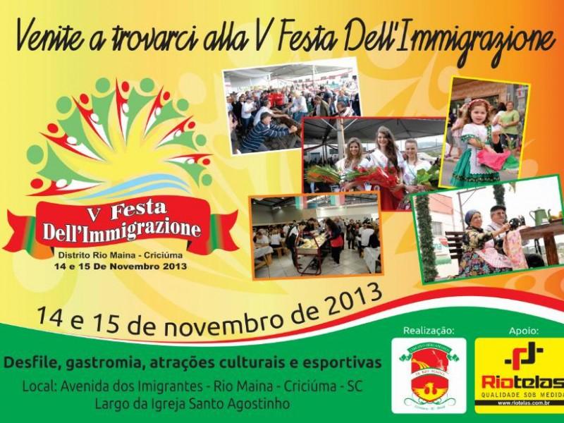 Rio Maina prepara 5ª Festa Dell’Immigrazione
