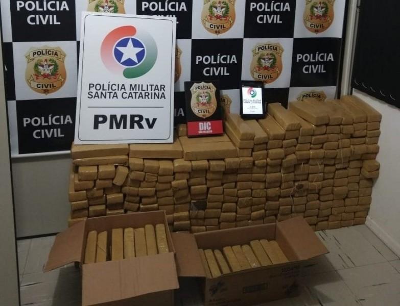 PMRv apreende mais de 250 kg de maconha em Bom Jardim da Serra
