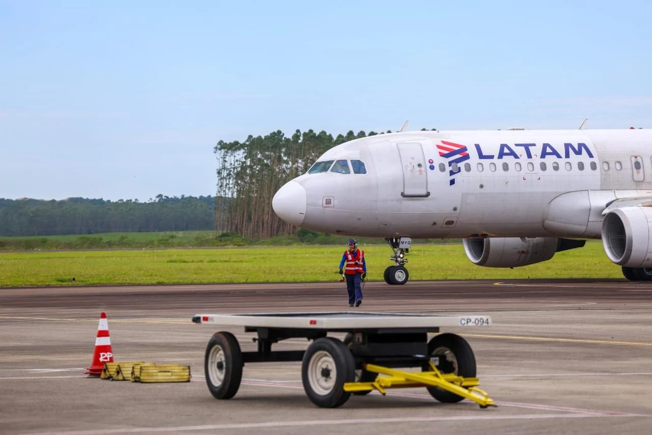 Latam anuncia ampliação de voos no Aeroporto de Jaguaruna