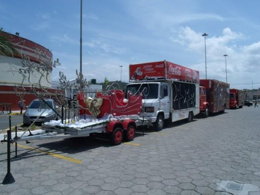 Caravana de Natal da Coca-Cola está em Criciúma