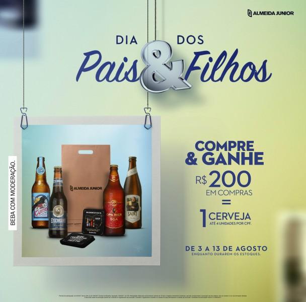 Campanha de Dia dos Pais presenteia com cervejas artesanais catarinenses