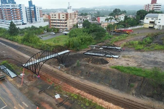 Passarela de acesso ao Parque dos Imigrantes será inaugurada em dezembro