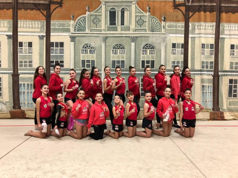 Ginástica Rítmica do Mampituba/FME Criciúma conquista 16 medalhas em Intermunicipal