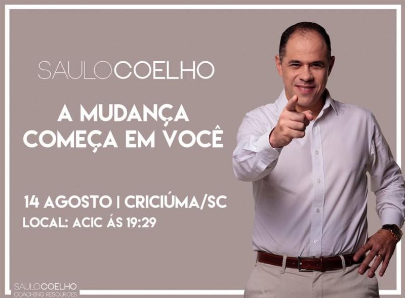 VÍDEO: Saulo Coelho realiza palestra em Criciúma