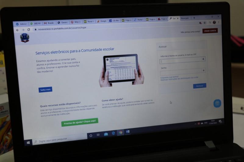 Alunos da rede municipal de Nova Veneza começam a ter aulas online nesta segunda-feira