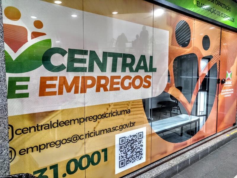 Central de Empregos promove ação nesta terça-feira em Criciúma