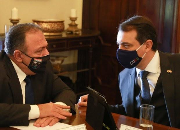Em visita ao estado, ministro da Saúde elogia política catarinense de enfrentamento à pandemia